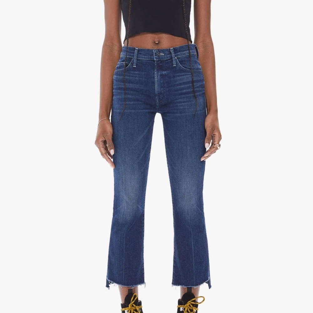 Mother  Insider Crop Step Fray  Jeans Good for You Size 24